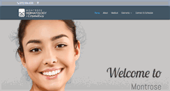 Desktop Screenshot of montrosedermatology.com